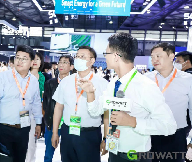 國能江西公司總經理覃明東一行蒞臨古瑞瓦特展臺